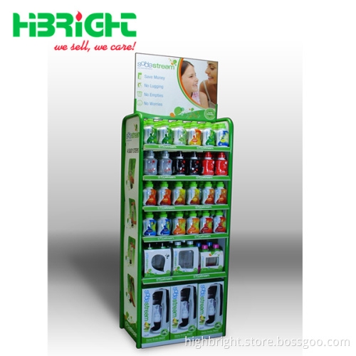 Supermarket Metal Display Rack Stand